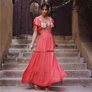 The Famous Rare Avery Maxi Dress NWOT